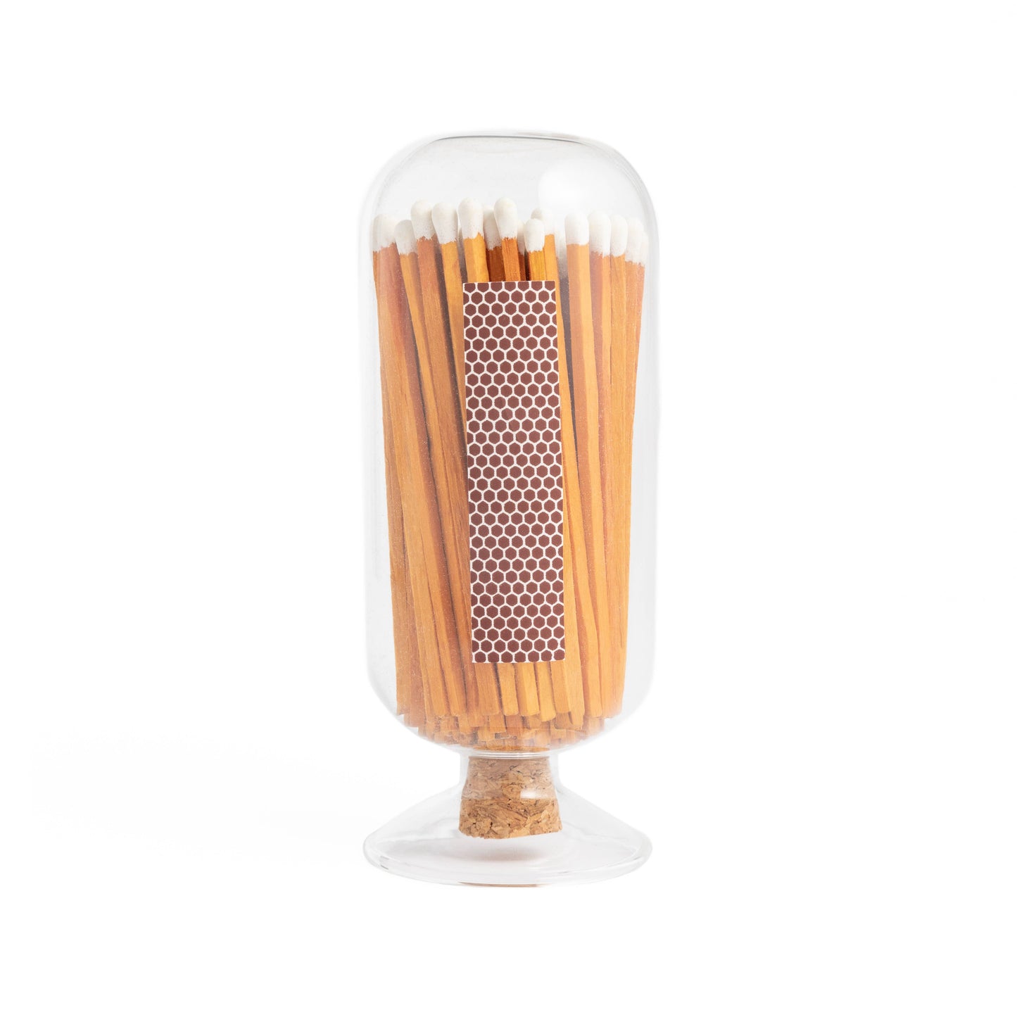 Cloche with Cinnamon White Matchsticks