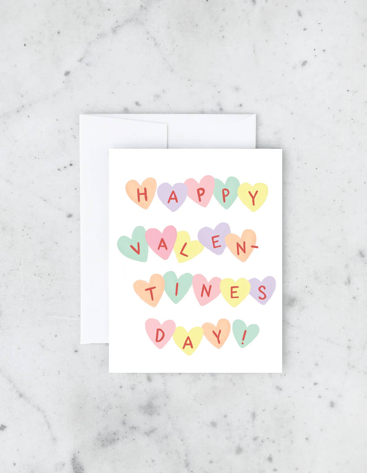Conversation Hearts Card