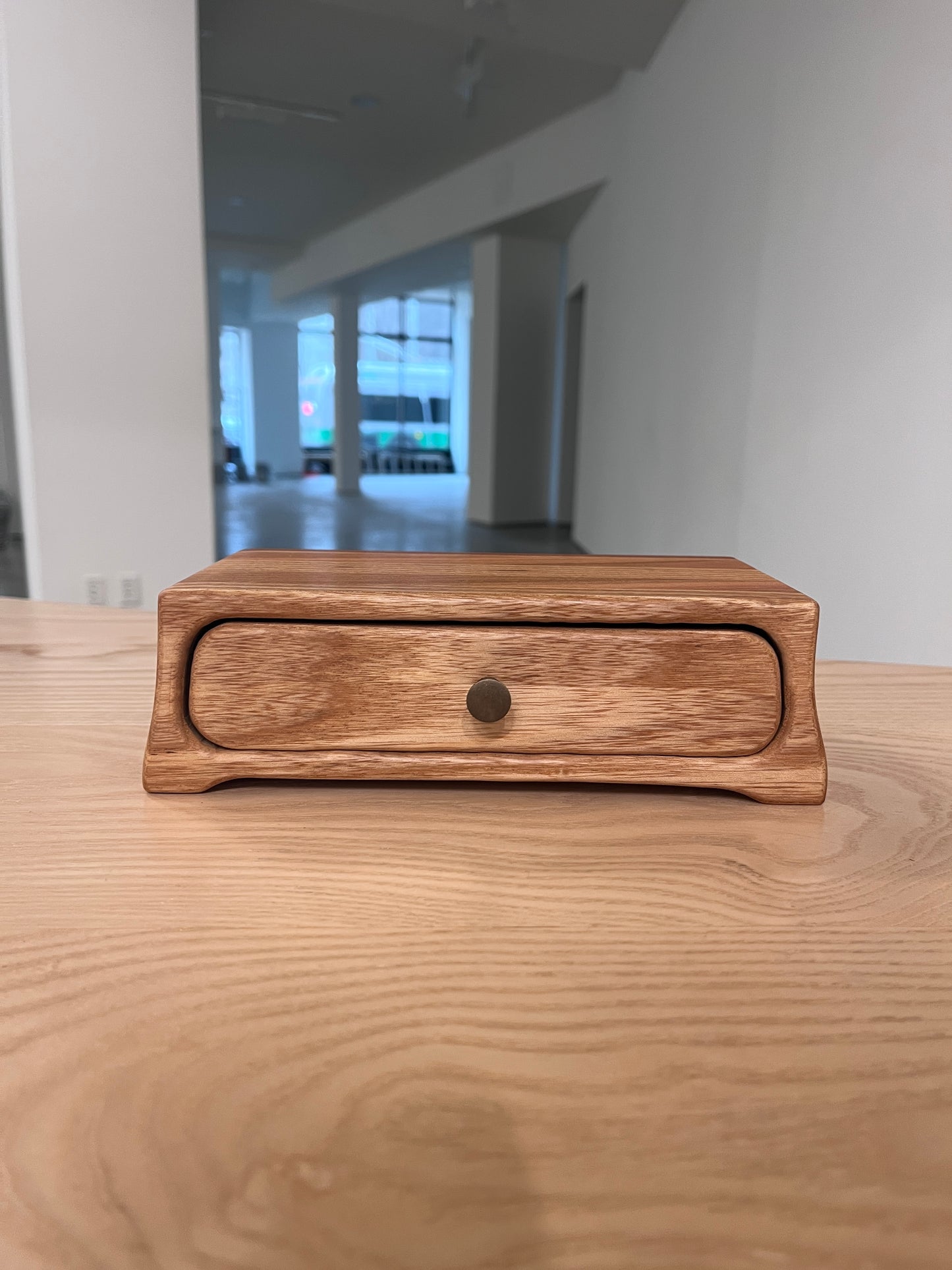 Bob Pricer - 1 Drawer Ash & Cherry Box