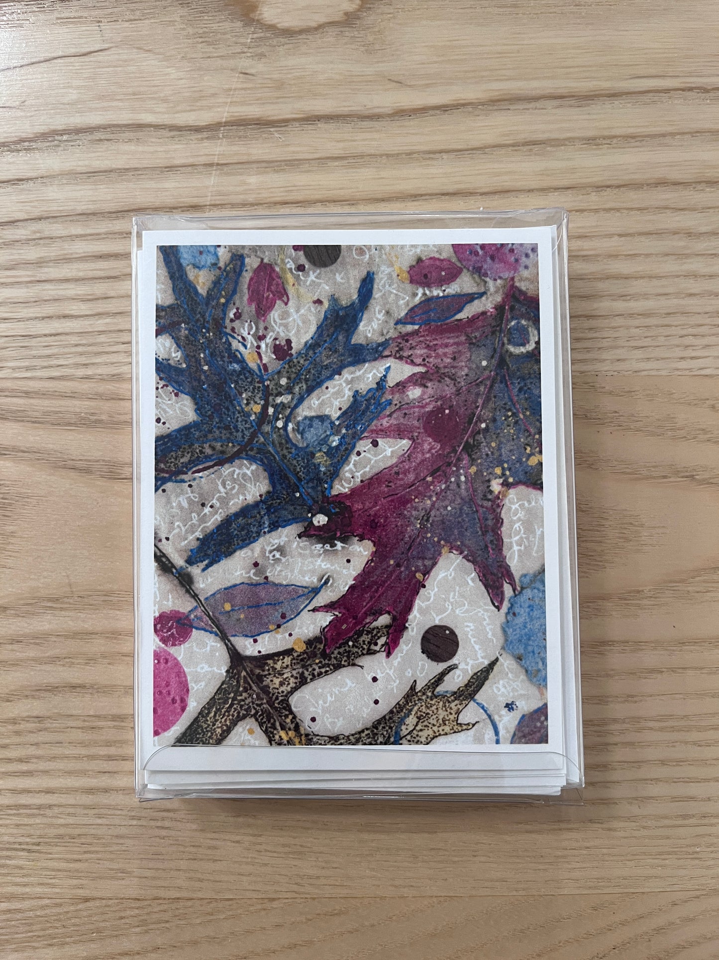 Jeanne Fehskens - Blue & Purple Oaks Boxed Cards