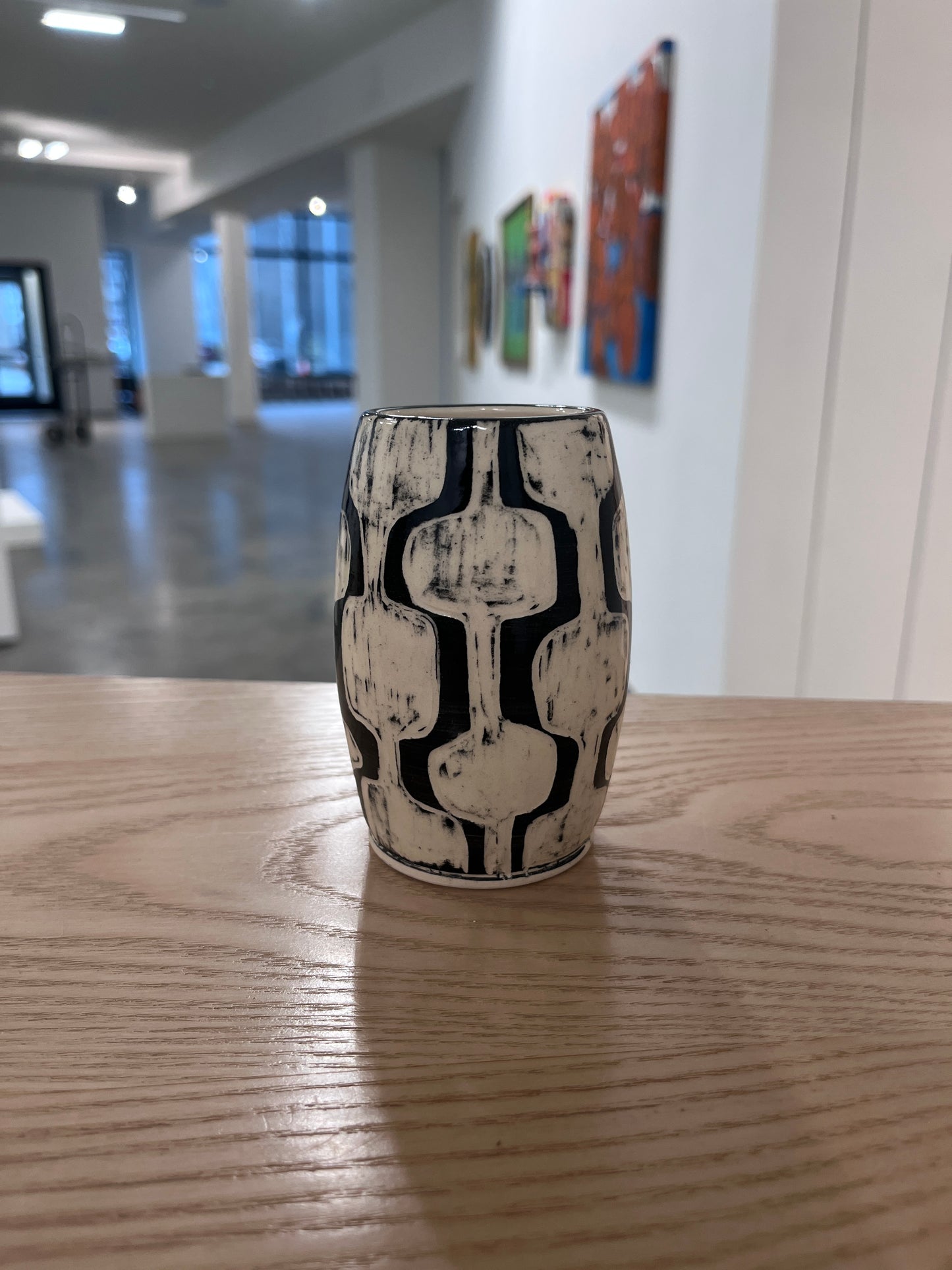 Noah Faler - Small B&W Vase