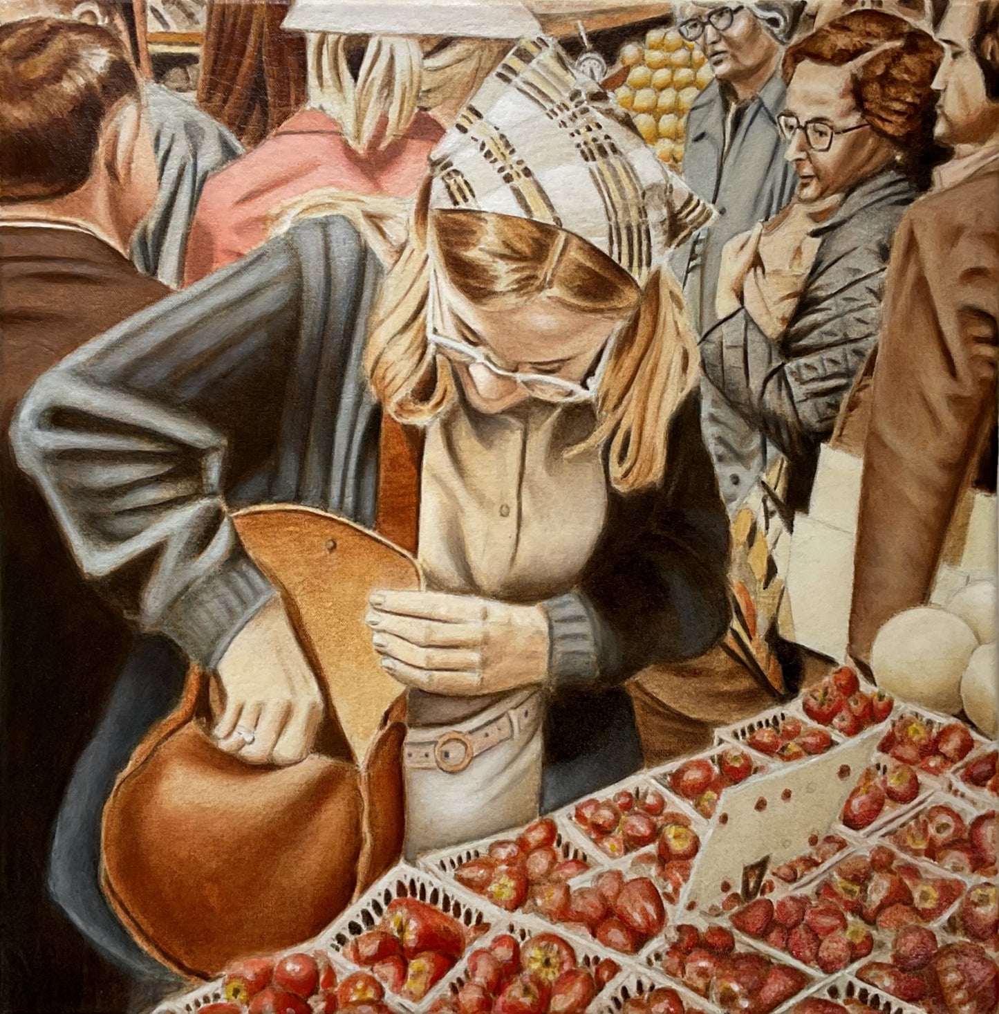Simon Robins "Lost Wallet" Painting