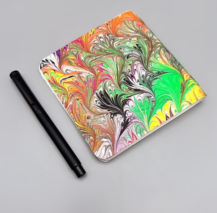 JC Marbling - Square Sketchbook
