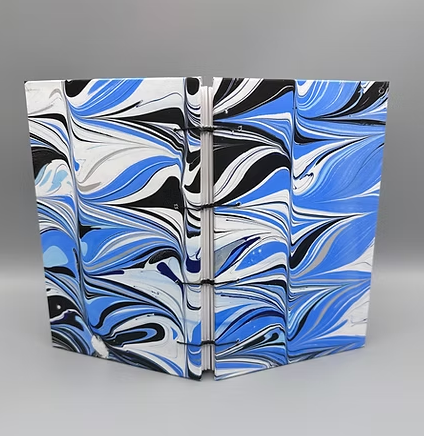 JC Marbling - Small Sketchbook w/Bullet Pages