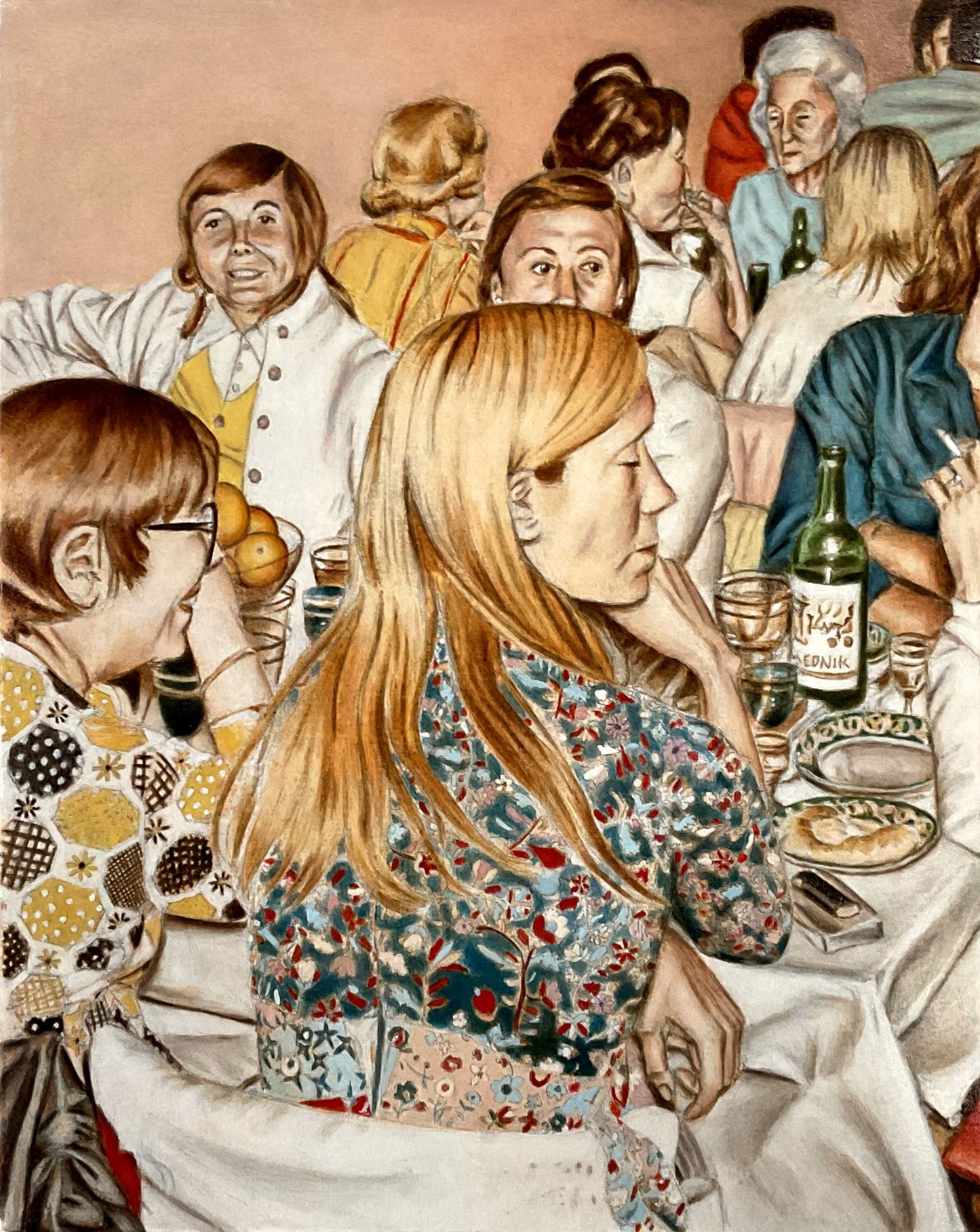 Simon Robins, "Trying to Focus at Dinner"