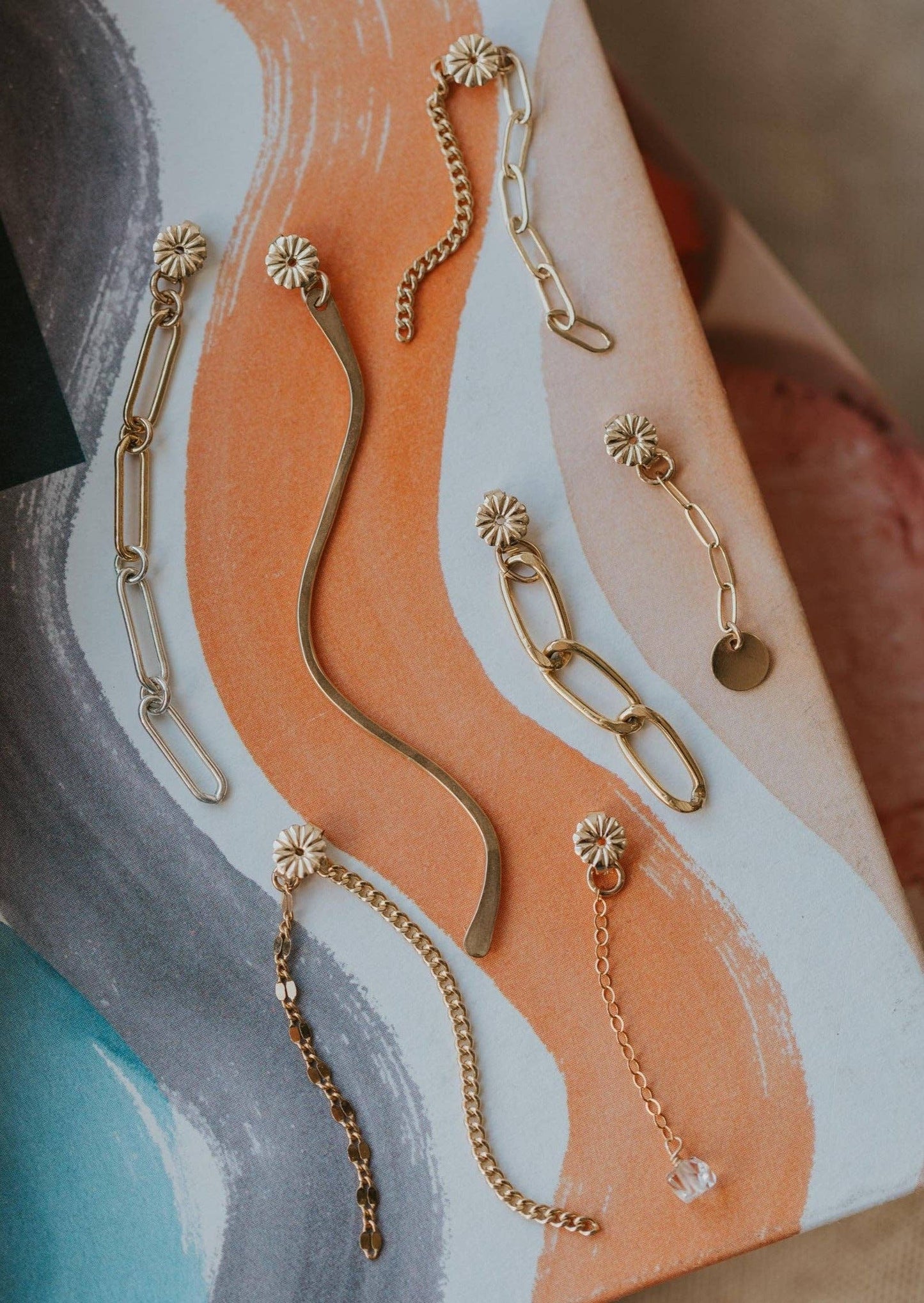 Confetti Backdrop | 14kt Gold Fill + Sterling Silver: 14kt Gold Fill