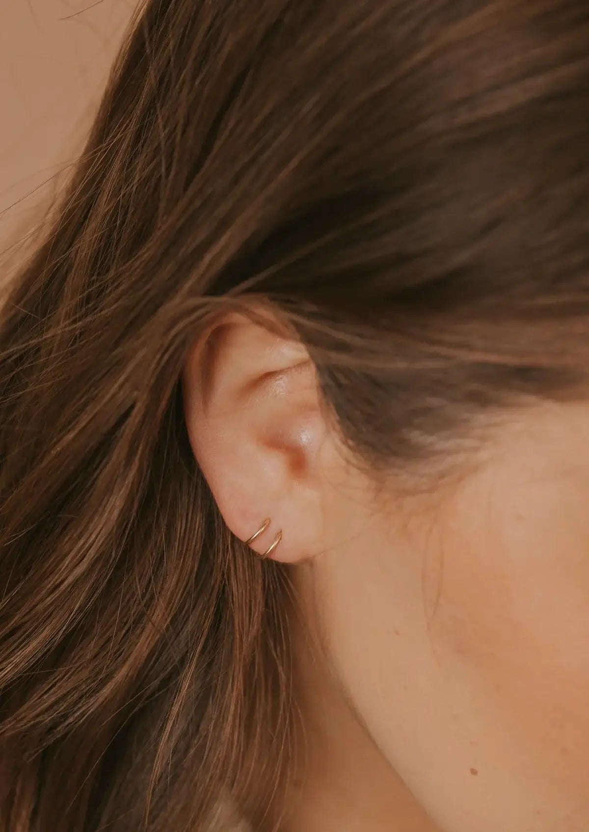 Tiny Twist Earrings | 14kt Gold Fill + Sterling Silver: Larger - 8MM / Classic / 14kt Gold Fill