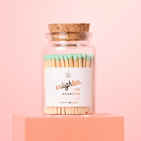 Lux Mini Match Corked Vial with Mint Matchsticks