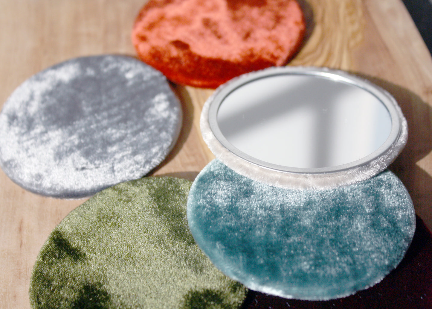Velvet Pocket Mirror