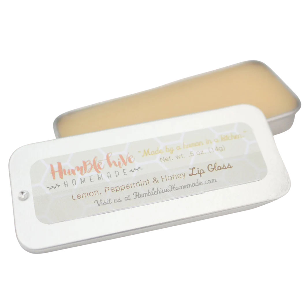 Lemon Peppermint & Honey Lip Gloss