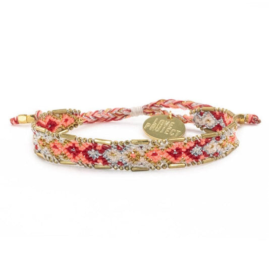 Bali Metallic Friendship Bracelet - Glow Lava