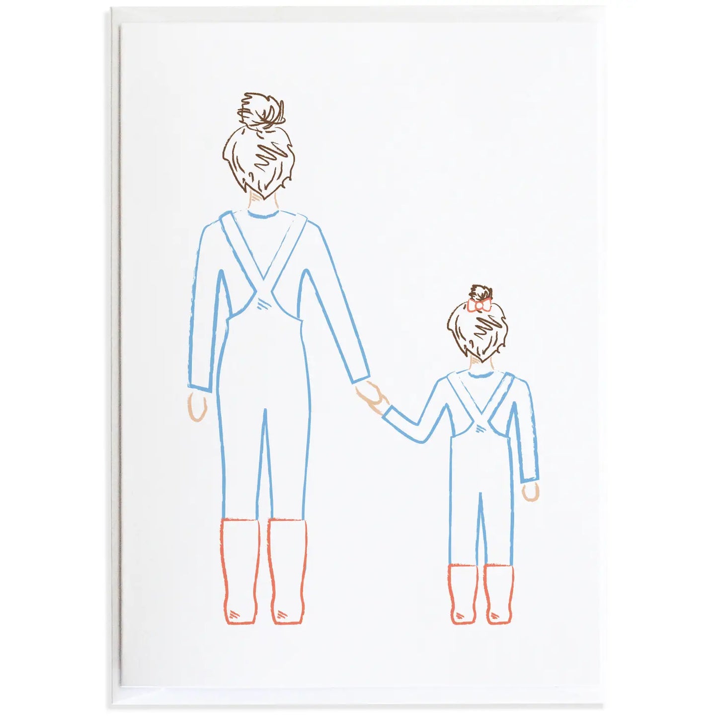 Mom and Me Card (Brunette)