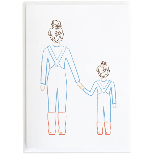 Mom and Me Card (Brunette)