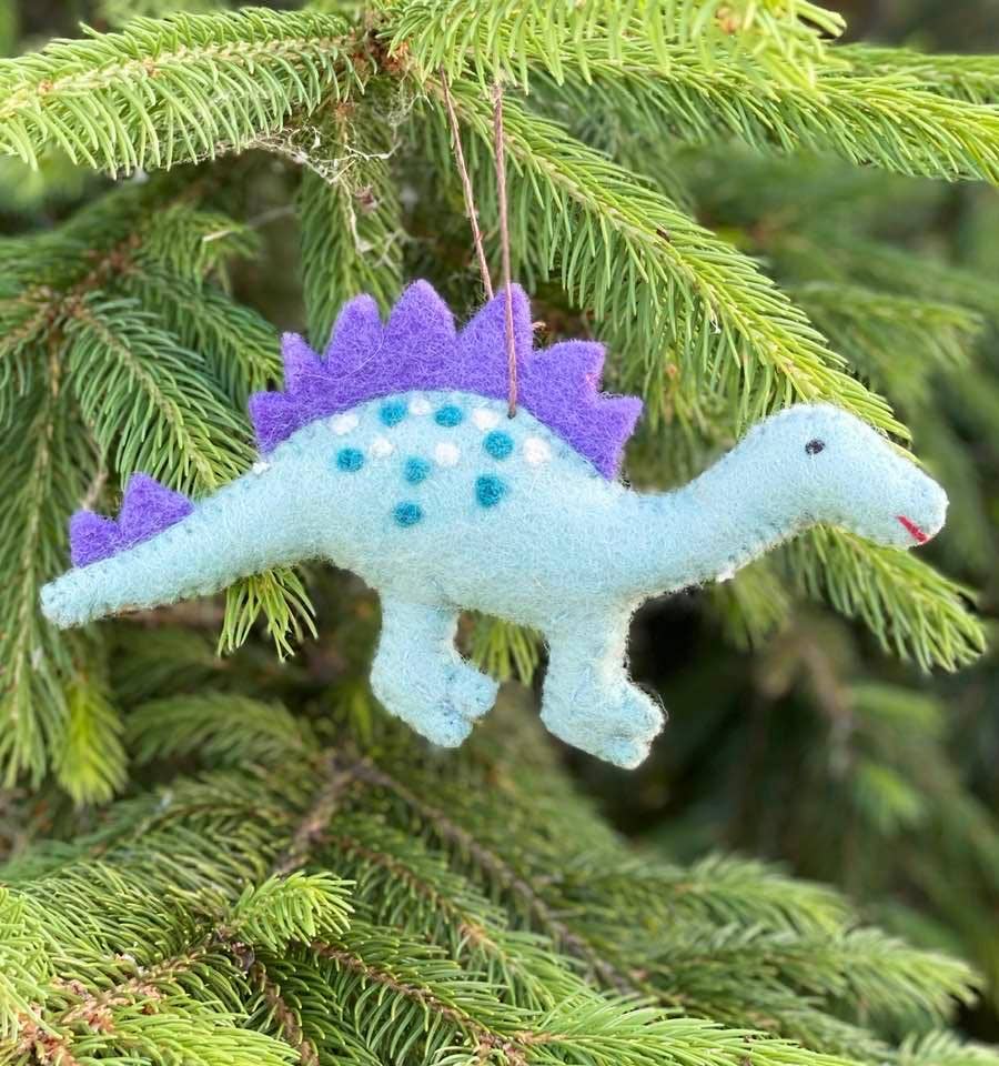 The Winding Road Holiday Ornament Dinosaurs