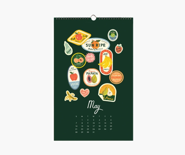 Fruit Stand 2023 Wall Calendar