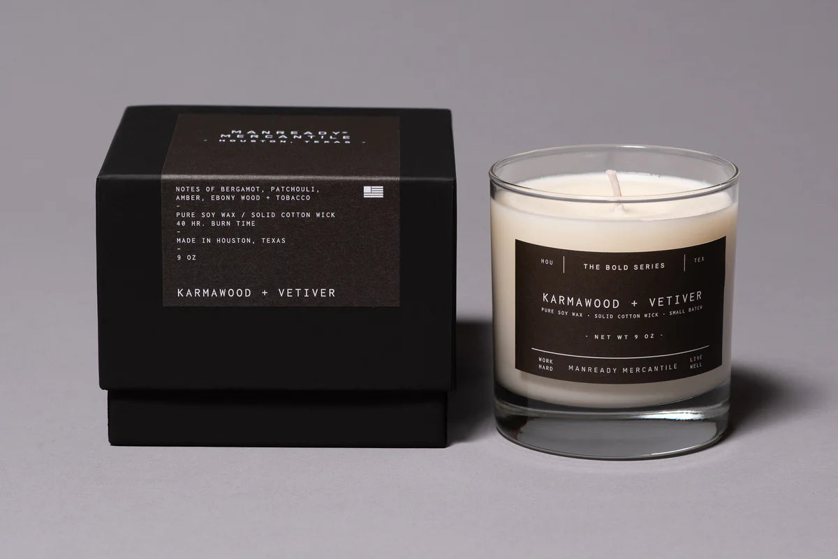 Labdanum + Leather Candle