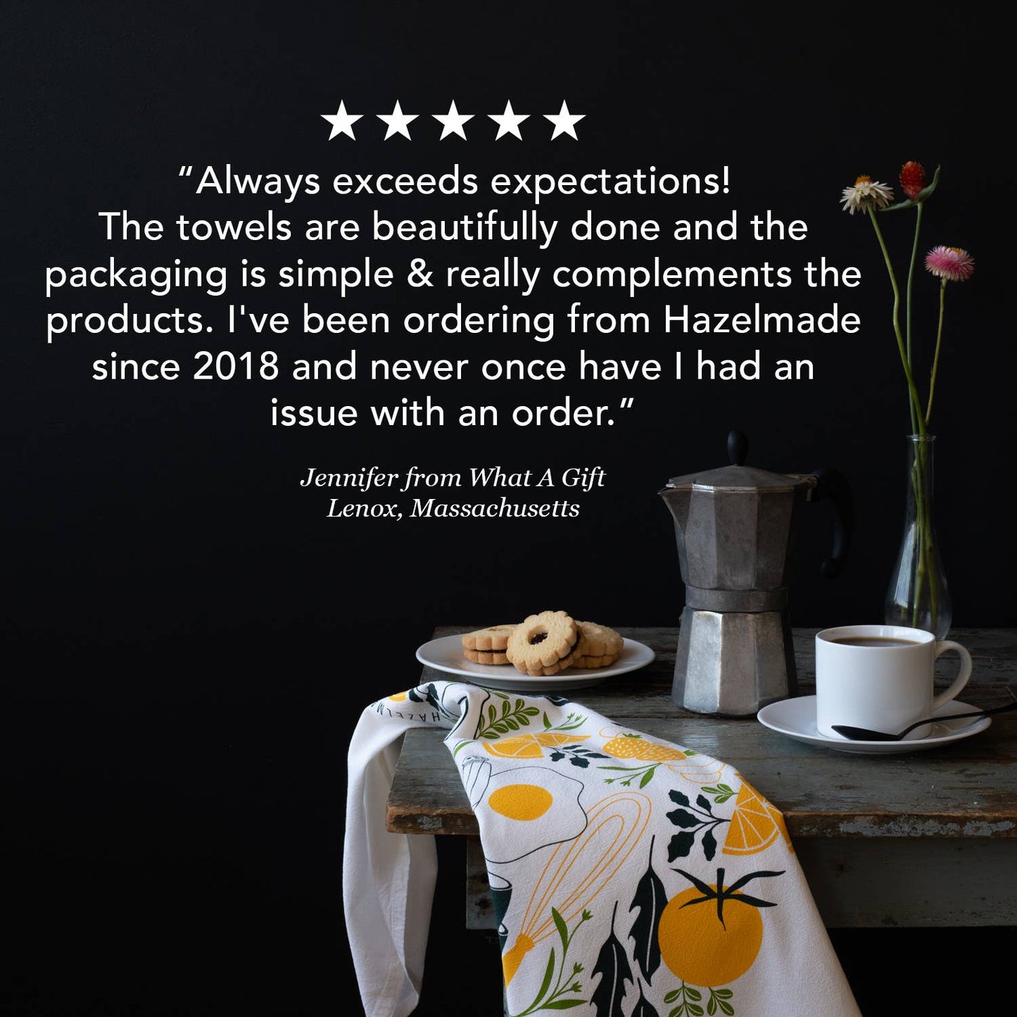 Lemon Tea Towel | Kitchen Decor