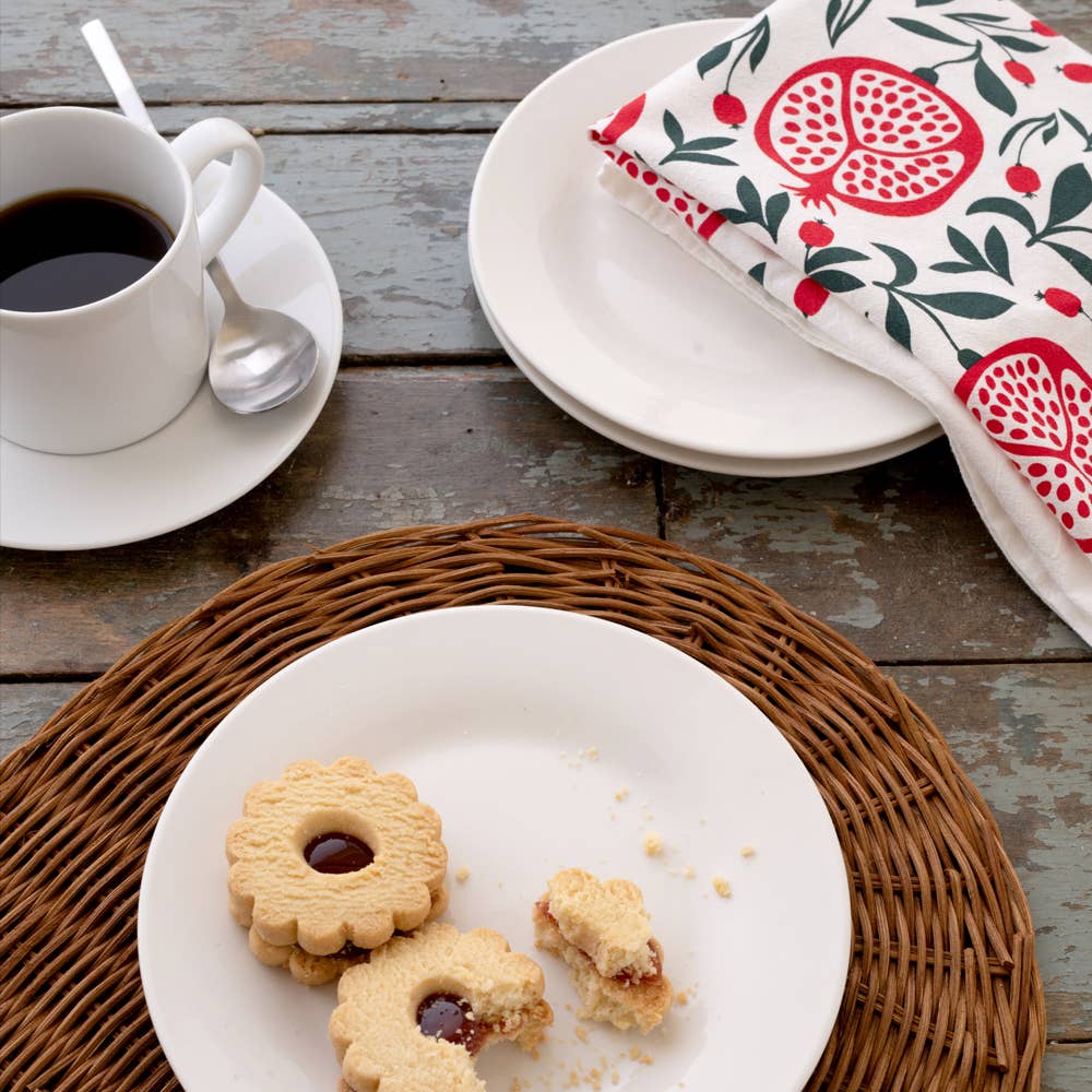 Pomegranates Tea Towel | Kitchen Decor | Holiday