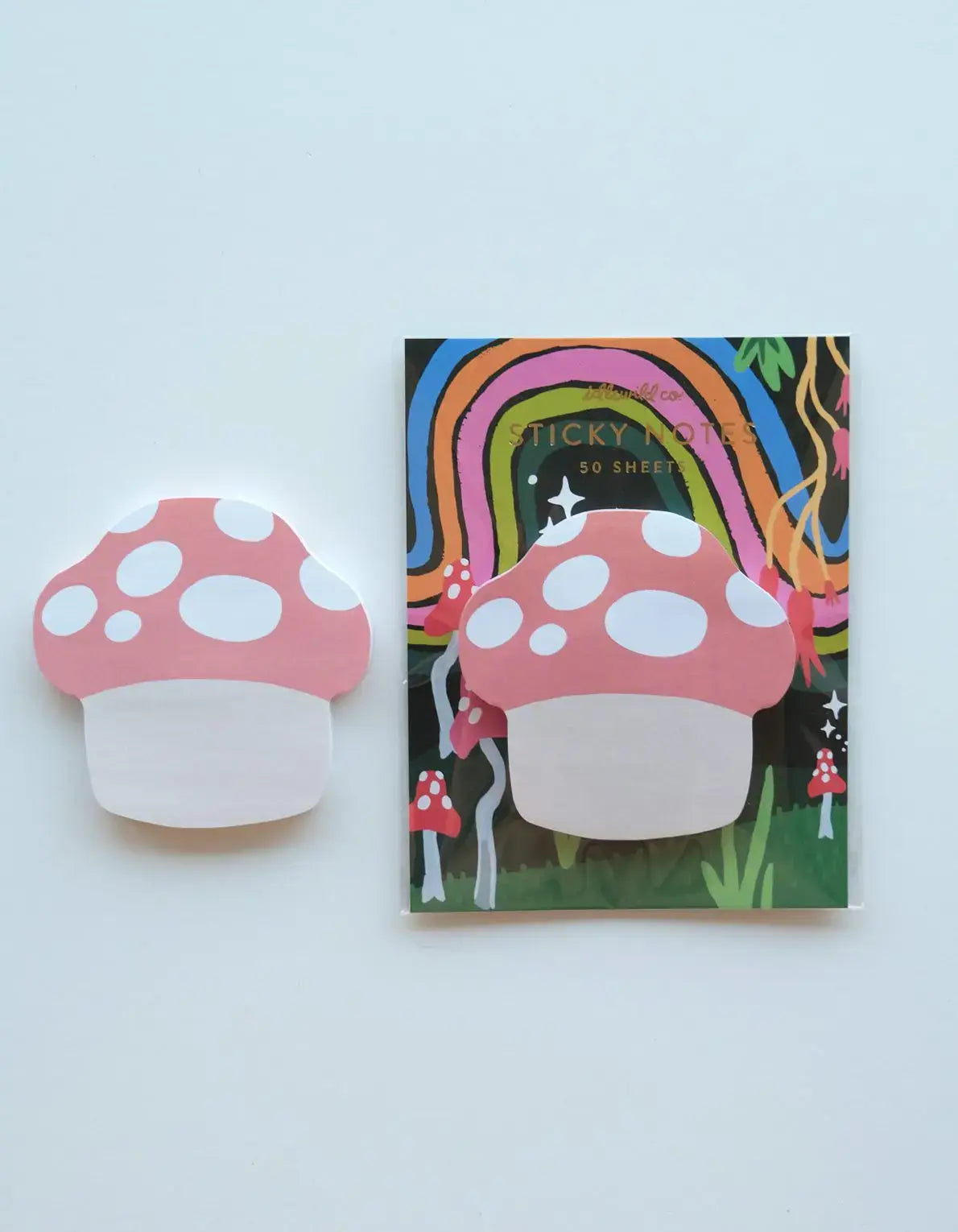 Mushroom Die-Cut Sticky Note Pad