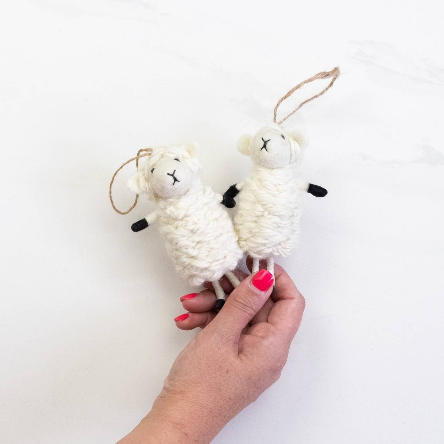 Ornament White Sheep