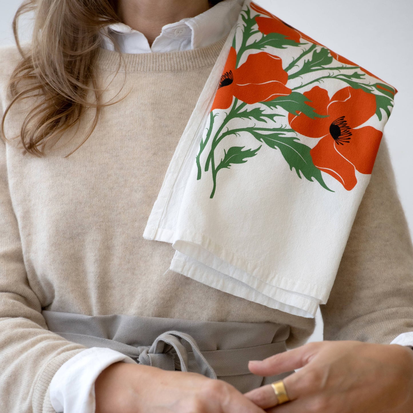 Poppy Tea Towel | Kitchen Decor