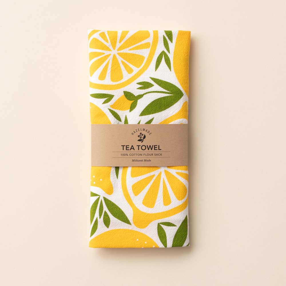 Lemon Tea Towel | Kitchen Decor