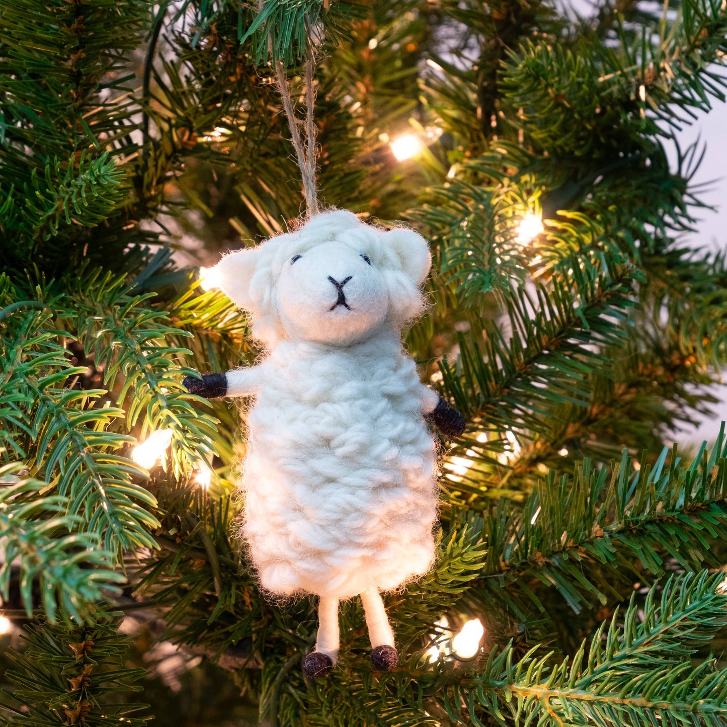 Ornament White Sheep