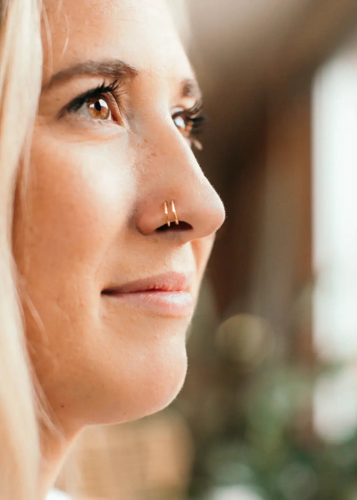 Tiny Twist Earrings | 14kt Gold Fill + Sterling Silver: Larger - 8MM / Twisted / 14kt Gold Fill