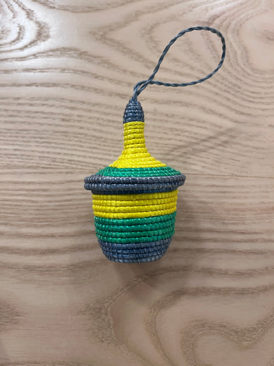 Safari Treasures - Small Basket Ornament