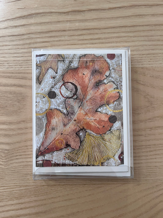 Jeanne Fehskens - Brown & Orange Oaks/ Ginko Boxed Cards