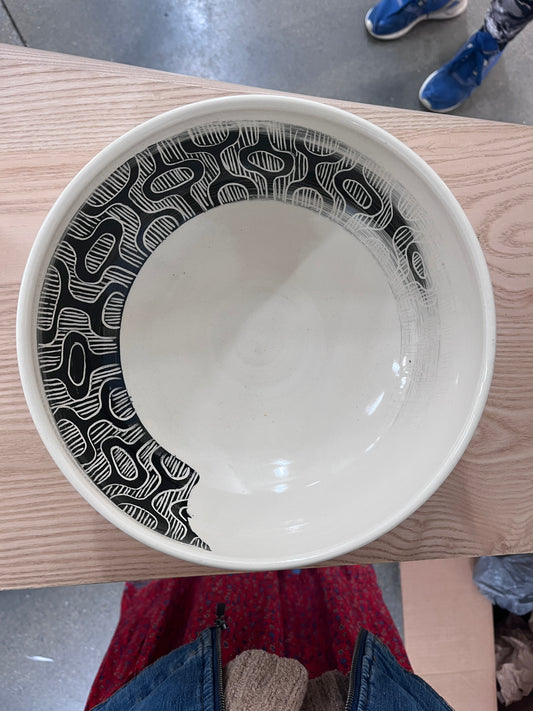 Noah Faler - Black & White Bowl