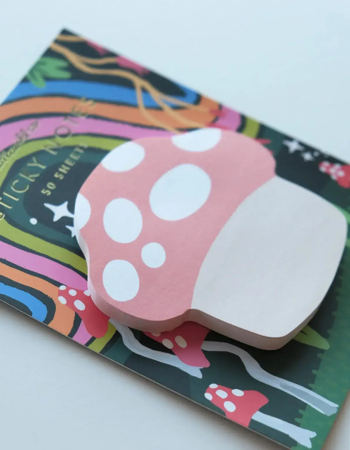 Mushroom Die-Cut Sticky Note Pad