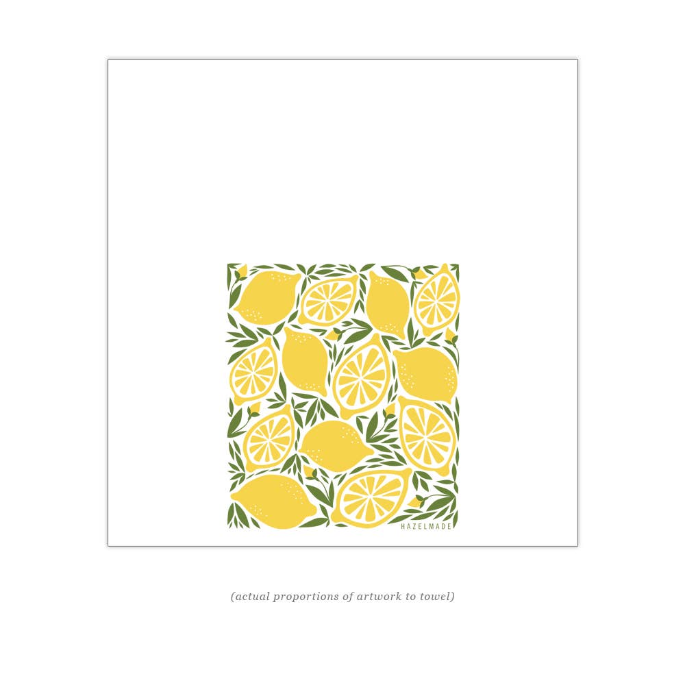 Lemon Tea Towel | Kitchen Decor