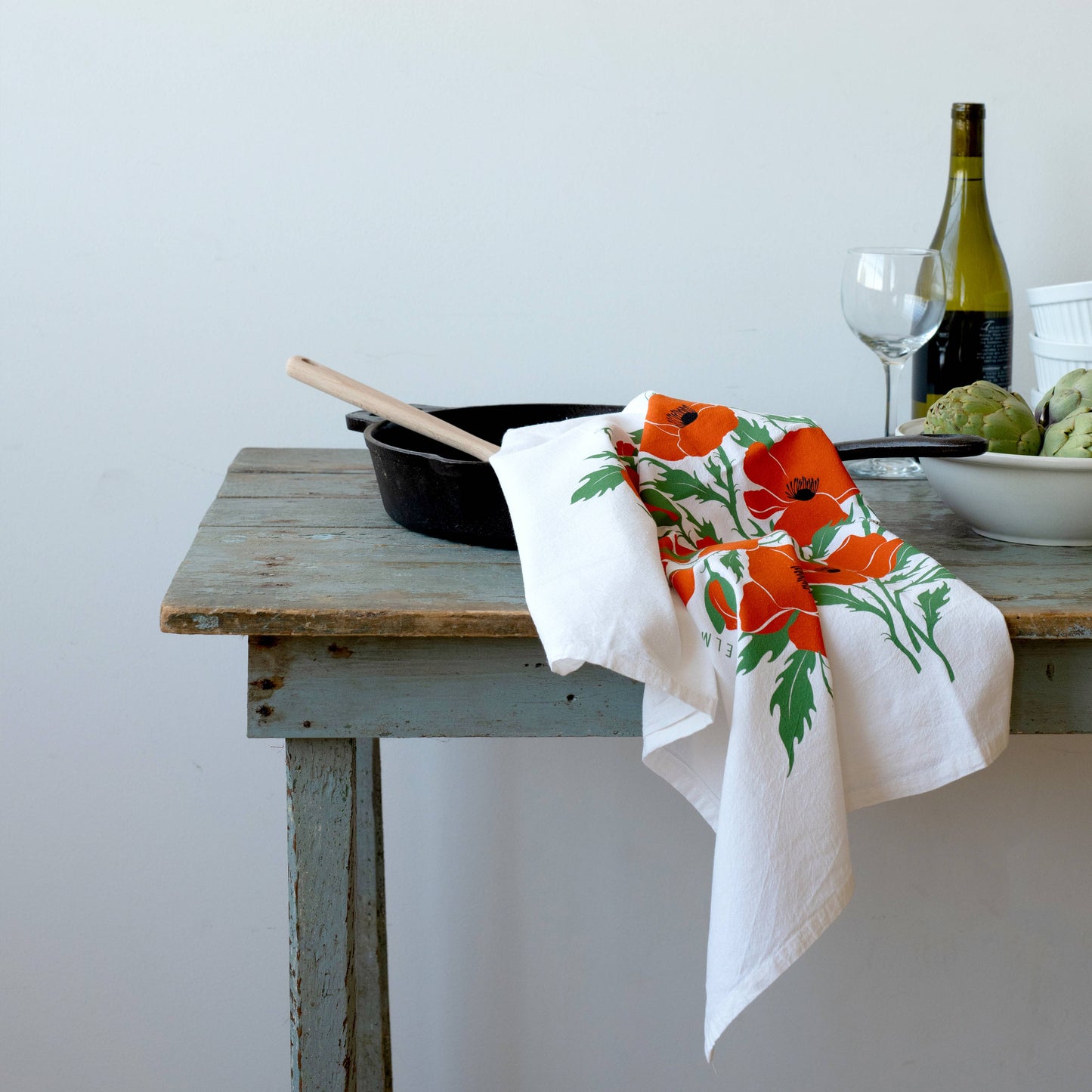 Poppy Tea Towel | Kitchen Decor
