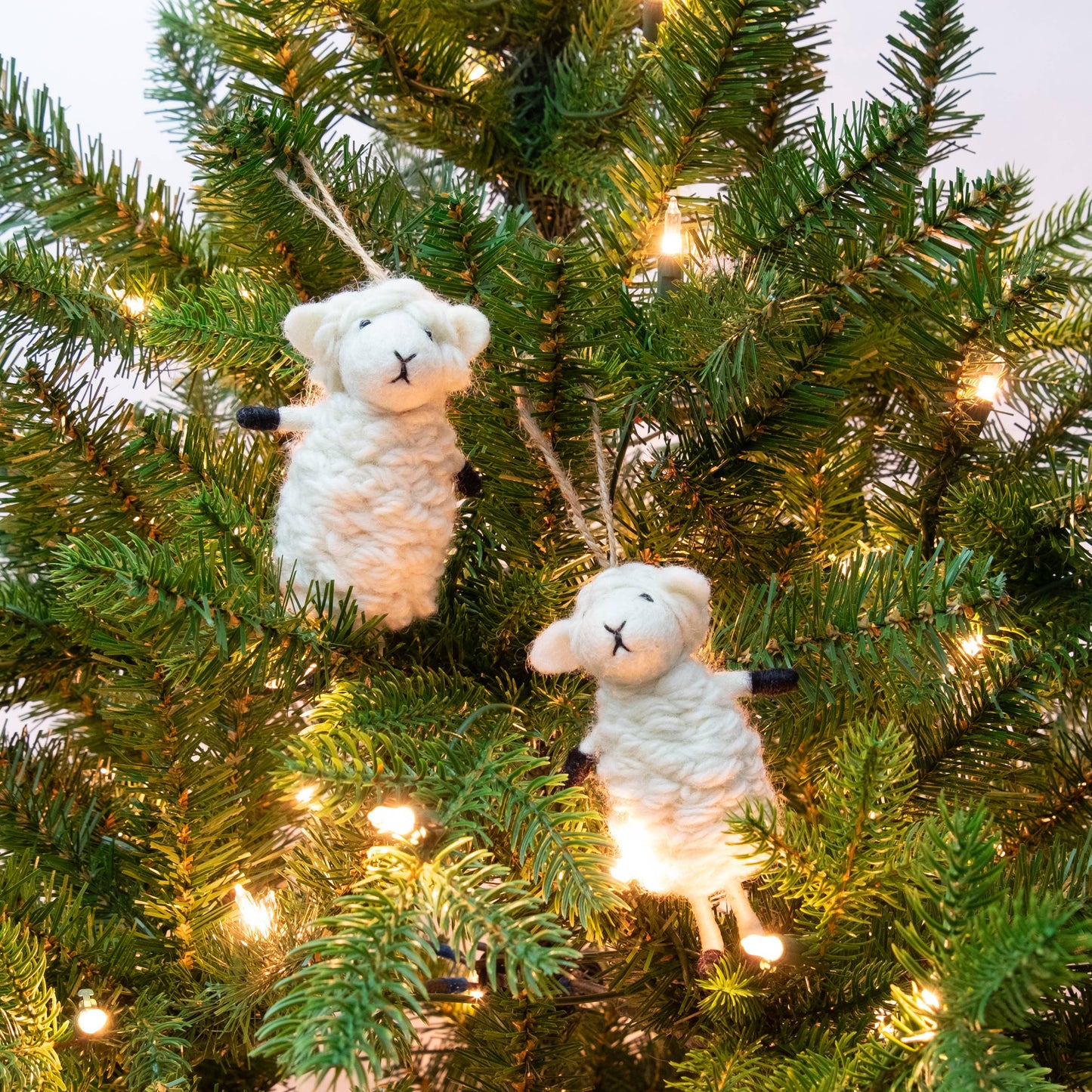 Ornament White Sheep