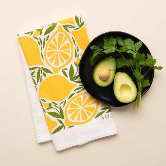 Lemon Tea Towel | Kitchen Decor