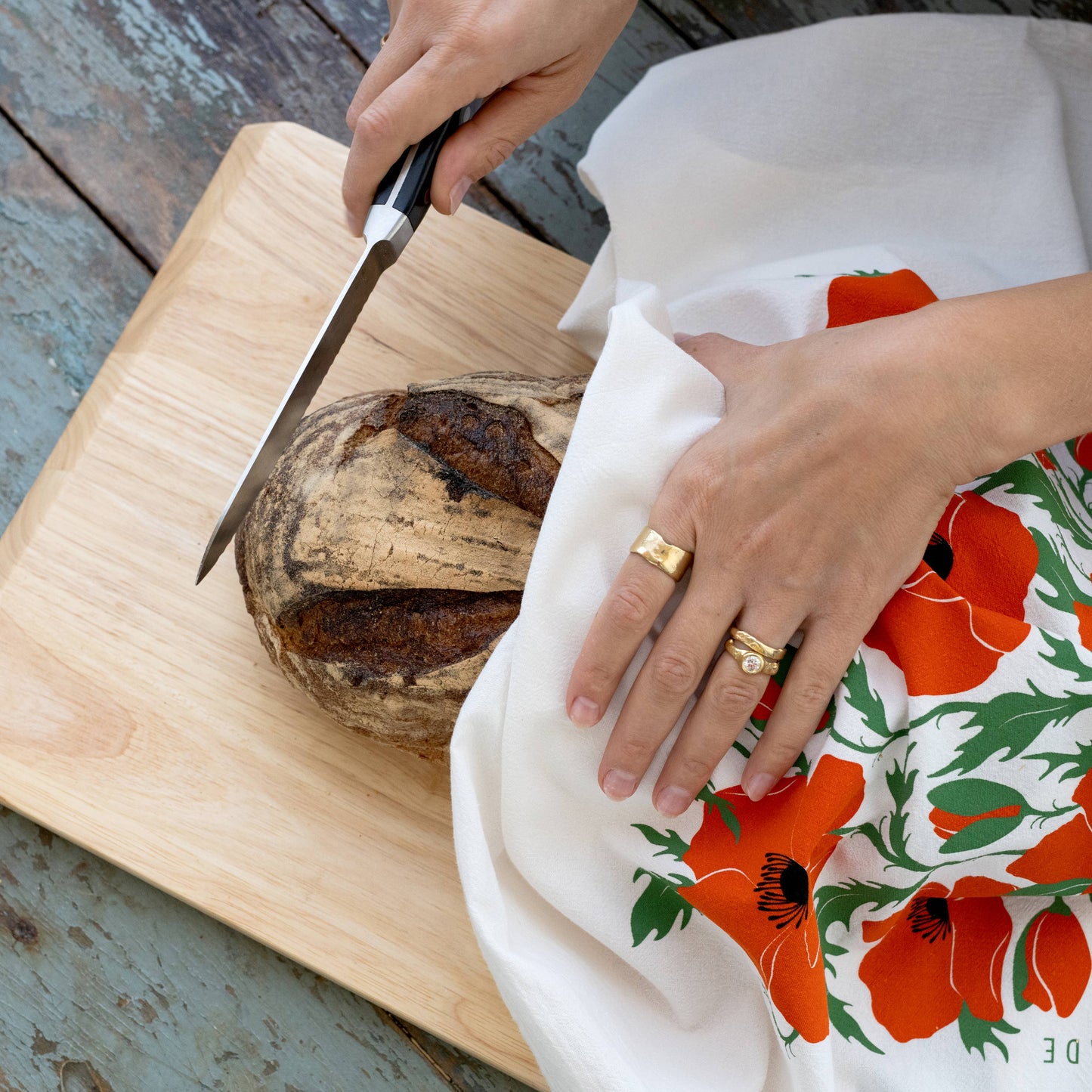Poppy Tea Towel | Kitchen Decor