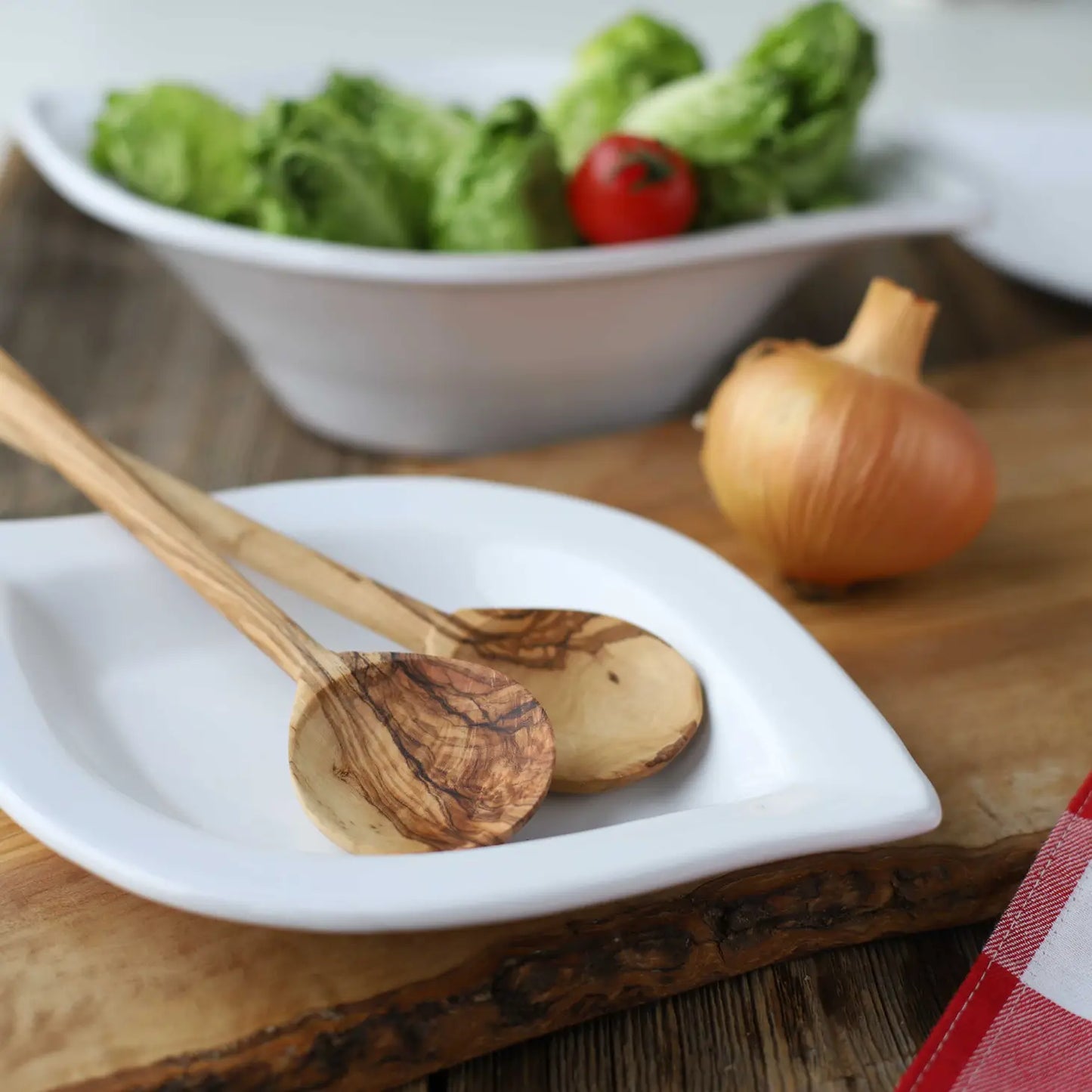 Olive Wood Spoons (Set/2)