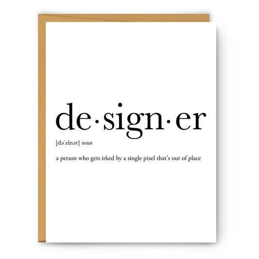 Designer Definition - Everyday Card