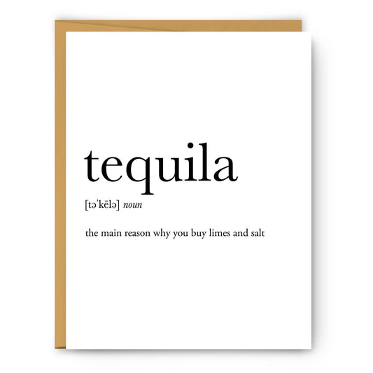 Tequila Definition - Everyday Card