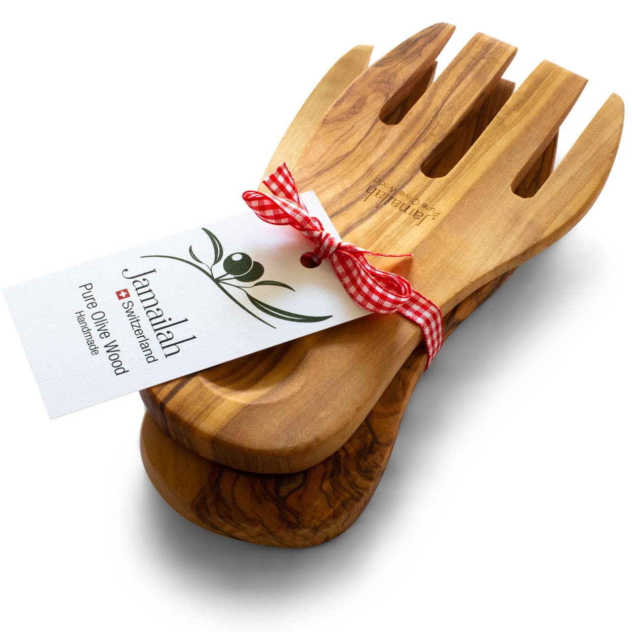 Olive Wood Handcrafted Salad Forks