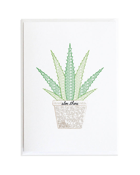 Aloe Greeting Card