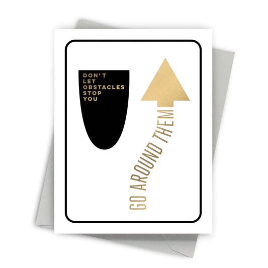 Go Around Them Greeting Card