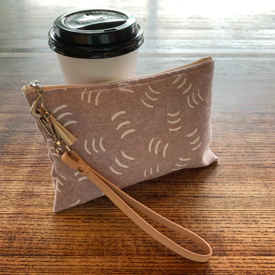 Linen Wristlet
