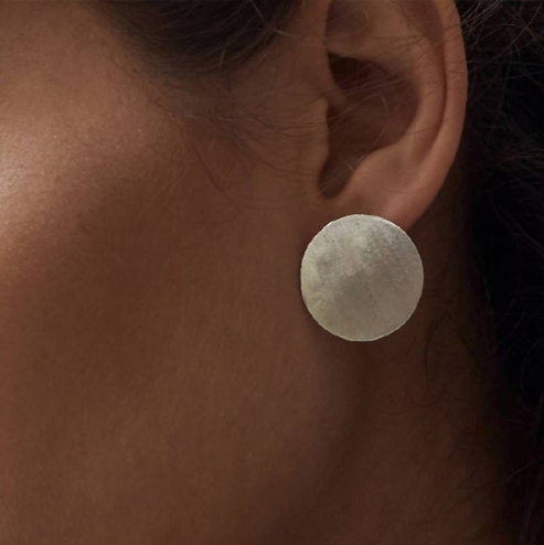 Earrings - Silver Matte