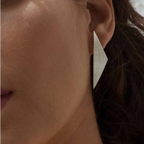 Earrings - Silver Geometric