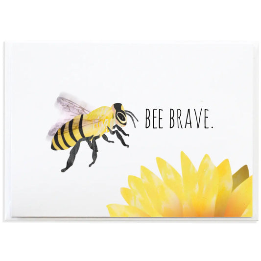 Bee Brave Card