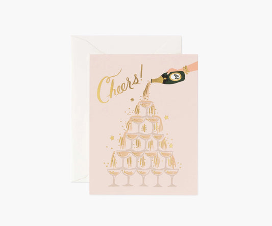 Champagne Tower Card