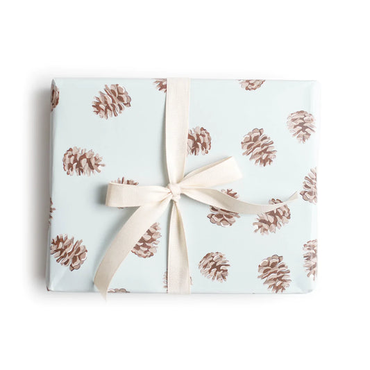 Gift Wrap - Pinecone Holiday